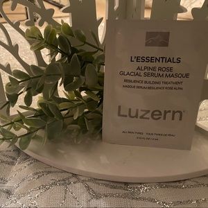 Luzern L’Essentials alpine rose glacial serum masque sample OR 6/$12 Combo deal